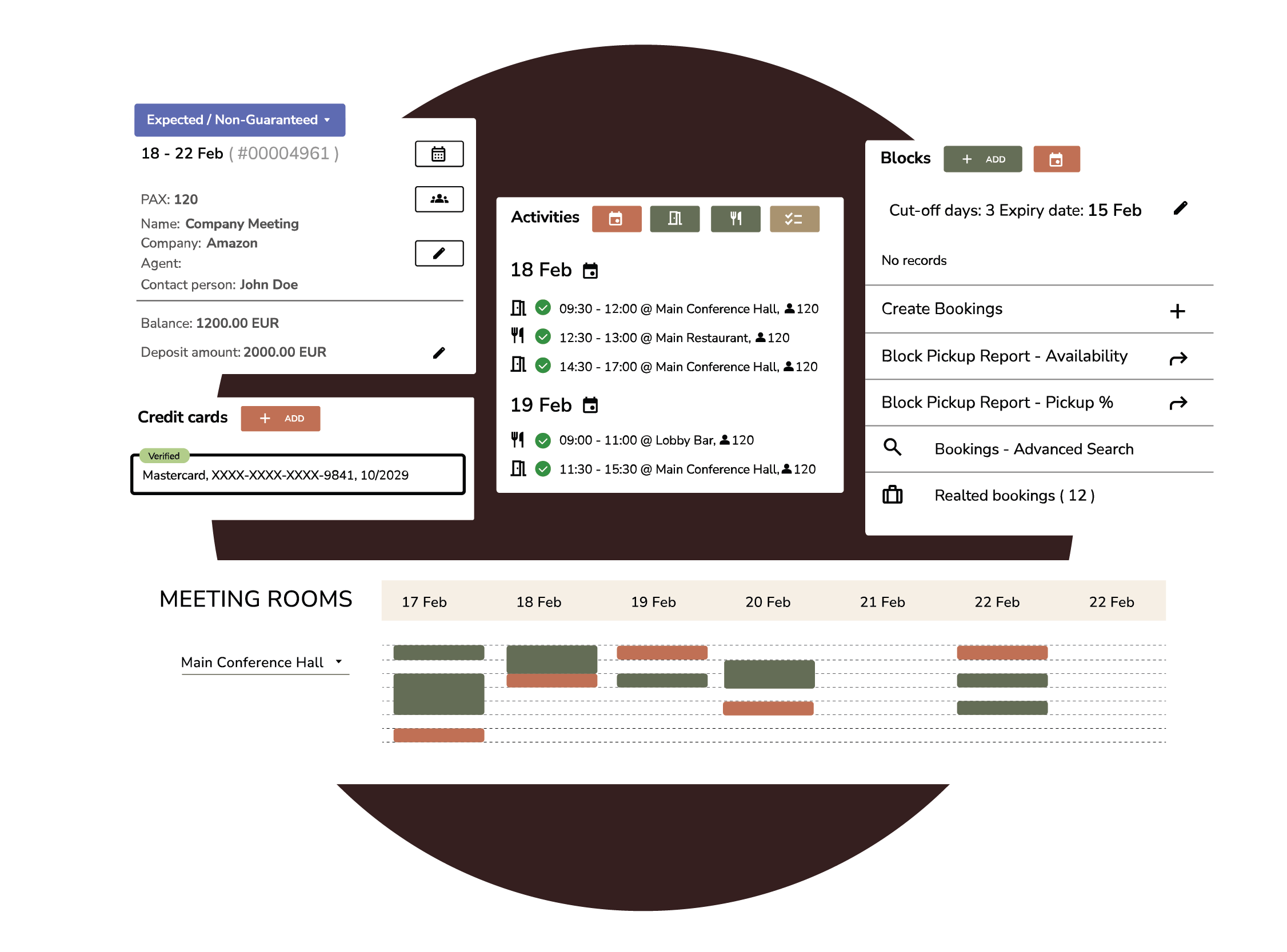 Advanced event management software for hoteliers